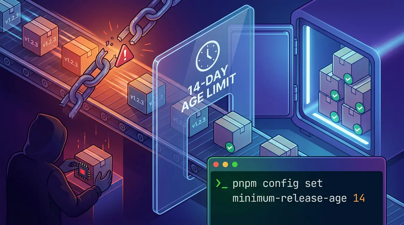 Prevent Supply Chain Attacks with pnpm Minimum Release Age